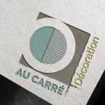 Conception d'un logo pour une décoratrice d'intérieur