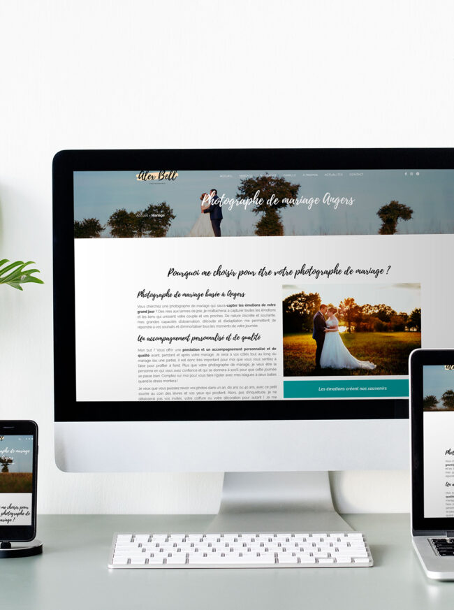 Création d’un site internet Wordpress pour une photographe