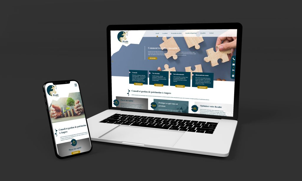 Webdesign : Un site web sur-mesure pour un conseiller en gestion de patrimoine à Angers