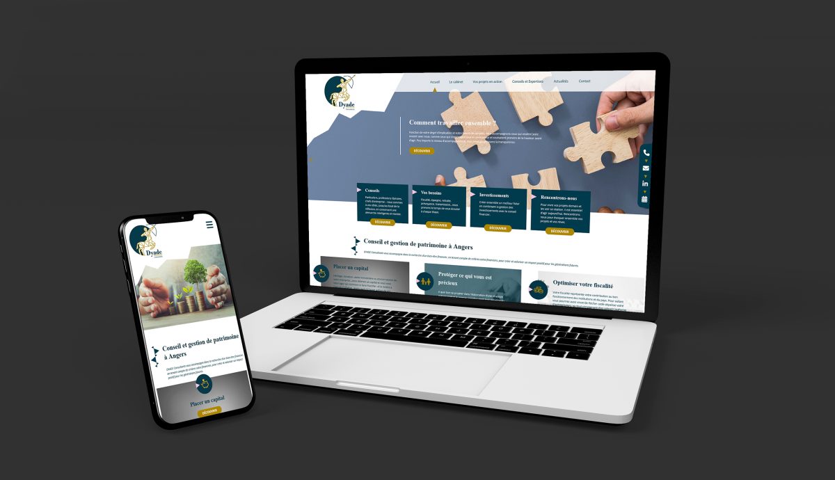 Un site web sur-mesure pour un conseiller en gestion de patrimoine à Angers
